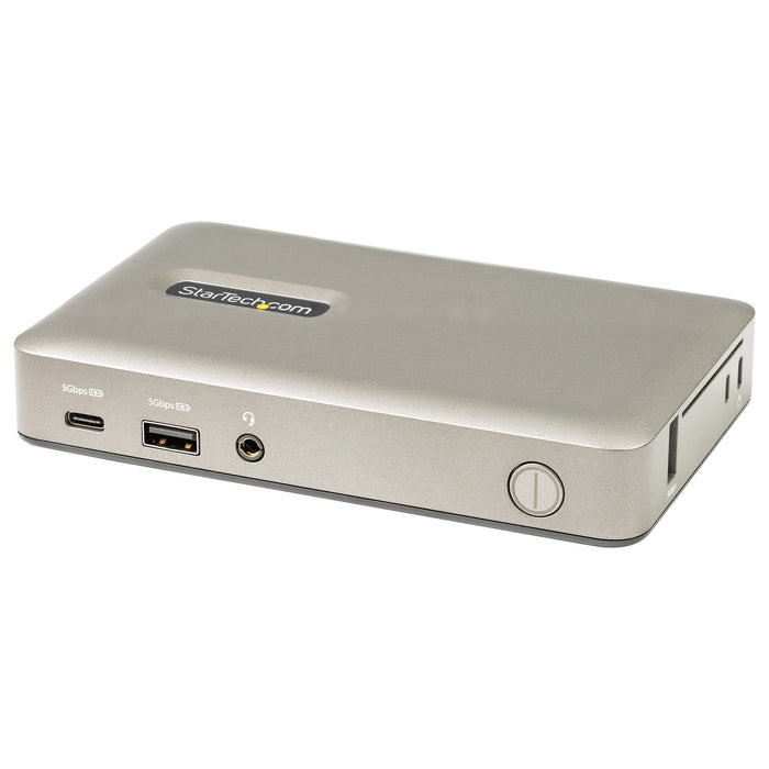 StarTech.com 4-PortUSB-C to DisplayPort 4K 30Hz or VGA Dock with 65W USB Power Delivery