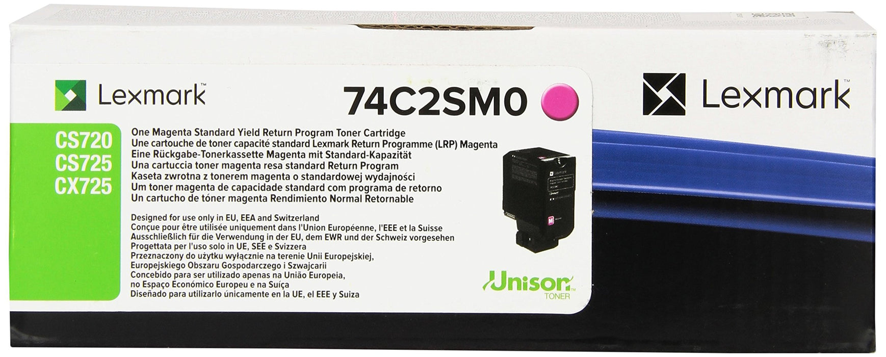 Best Value Lexmark 74C2SM0 Original Toner Cartridge - Magenta