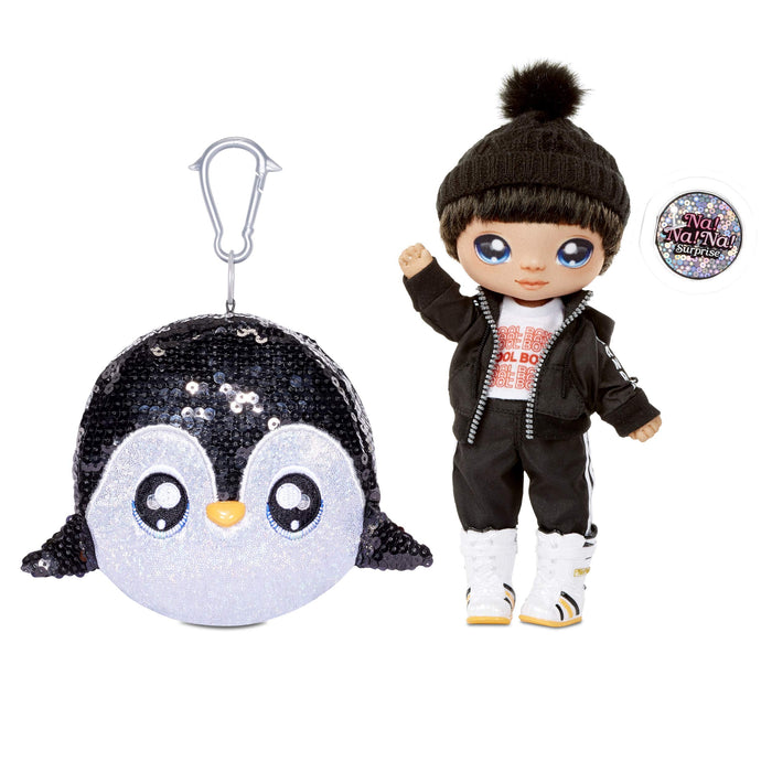 Na! Na! Na! Surprise 2-in-1 Fashion Doll 7.5in and Plush Purse - Andre Avalanche //572350EUC