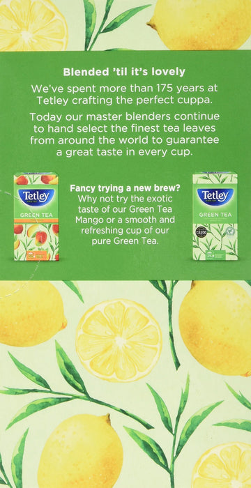 Tetley Lemon Tea Bags 712g Pack of 25