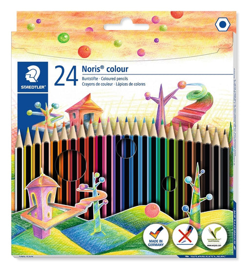 Best Value Staedtler 185 C24 Noris Colour Colouring Pencil - Assorted Colours