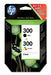 Best Value HP CN637EE 300 Original Ink Cartridges, Black and Tri-color, Pack of 2