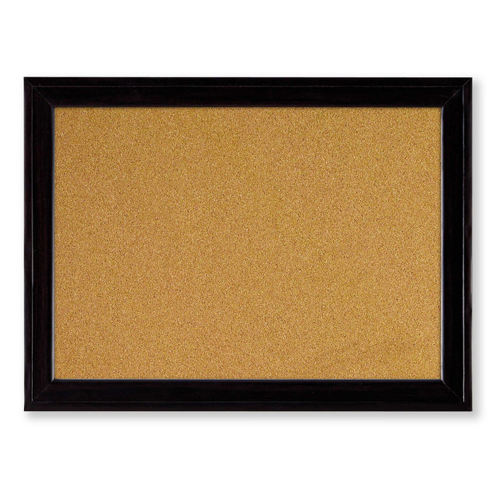 Best Value Nobo Quartet Cork Board with Sleek Black Wooden Frame, 585 x 430 mm