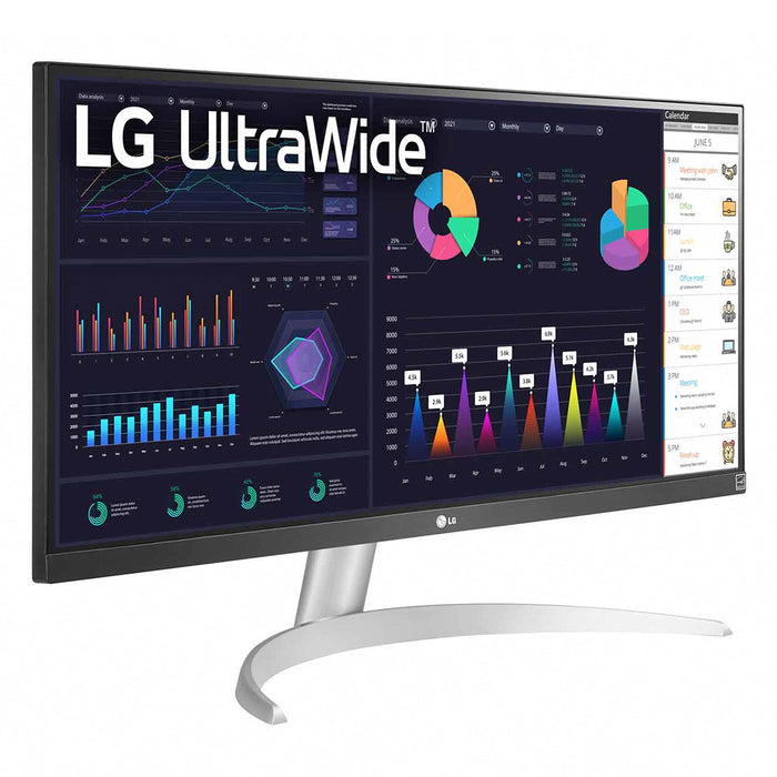 LG 29WQ600-W 29 Inch 2560 x 1080 Pixels Ultra Wide Full HD IPS Panel HDMI DisplayPort USB-C Monitor