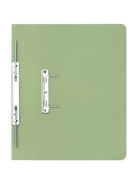 Best Value Exacompta Guildhall Spiral Files, 315 gsm, Foolscap, - Green, Pack of 50