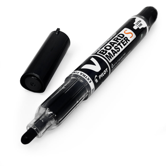 Best Value Pilot Whiteboard Marker Wipeboard Marker - Extra Fine Bullet Tip - Black Ink - Pack of 10