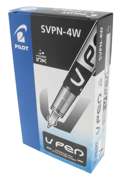 Best Value Pilot V Pen Disposable Fountain Pen - Black, Box of 12