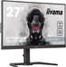 iiyama G-MASTER Silver Crow GB2730QSU-B5 - LED monitor - 27" - 2560 x 1440 WQHD @ 75 Hz - TN - 350 cd/m² - 1000:1 - 1 ms - HDMI, DVI-D, DisplayPort - speakers - black