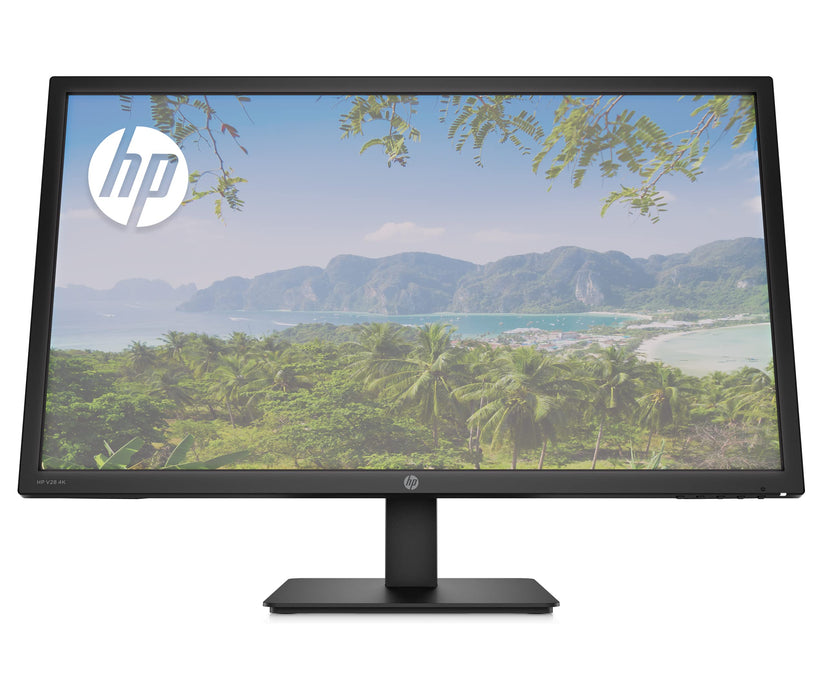 HP V28 - LED monitor - 28" - 3840 x 2160 4K @ 60 Hz - TN - 300 cd/m² - 1000:1 - 1 ms - 2xHDMI, DisplayPort