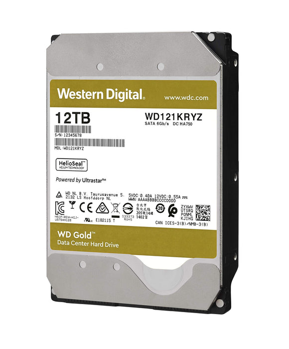 Best Value Western Digital 12 TB Gold Series Serial ATA III Hard Disk Drive