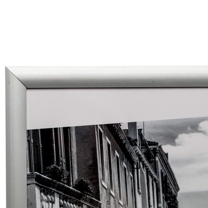 Best Value Photo Album Company PAAFA4B A4 Certificate Frame - Brushed Aluminium