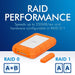 Best Value LaCie STGW4000800 4 TB Rugged RAID Pro USB 3.1 (USB-C + USB 3.0) Portable 2.5 Inch Shock, Drop and Crush Resistant External Hard Drive for PC and Mac with Integrated SD Card Reader