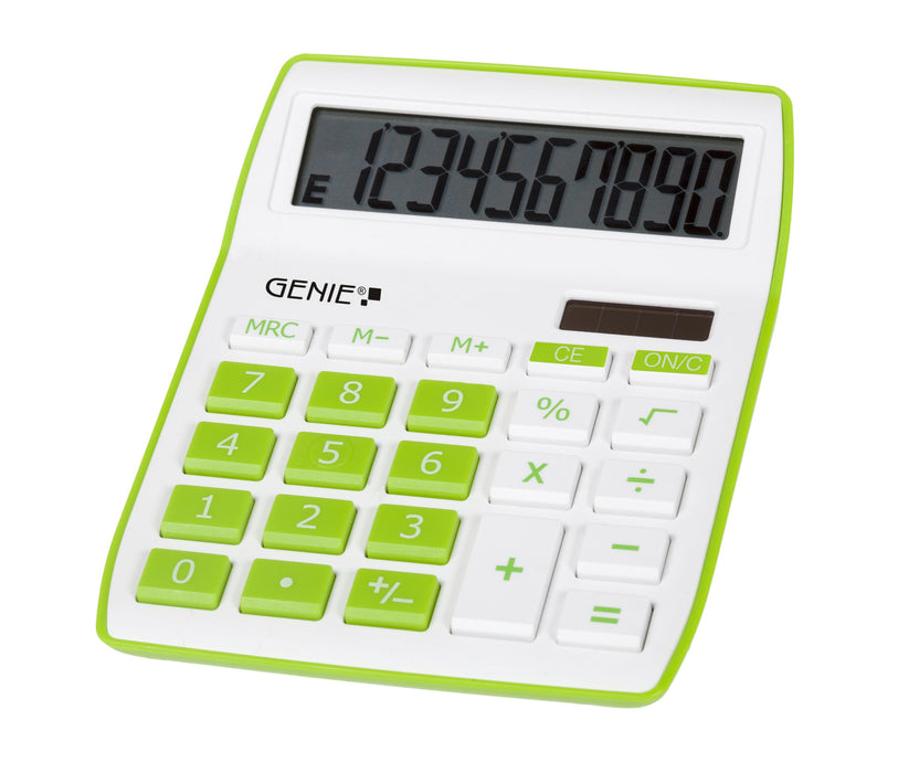 Best Value Genie 12266 Desktop Calculator - Green