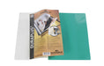 Best Value Durable 2579 A4 Duraplus folder with green back and clear front cover, BOX of 25