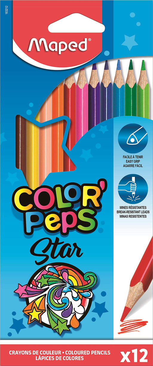 Best Value Maped Color'Peps Colouring Pencils (Pack of 12) - Multi