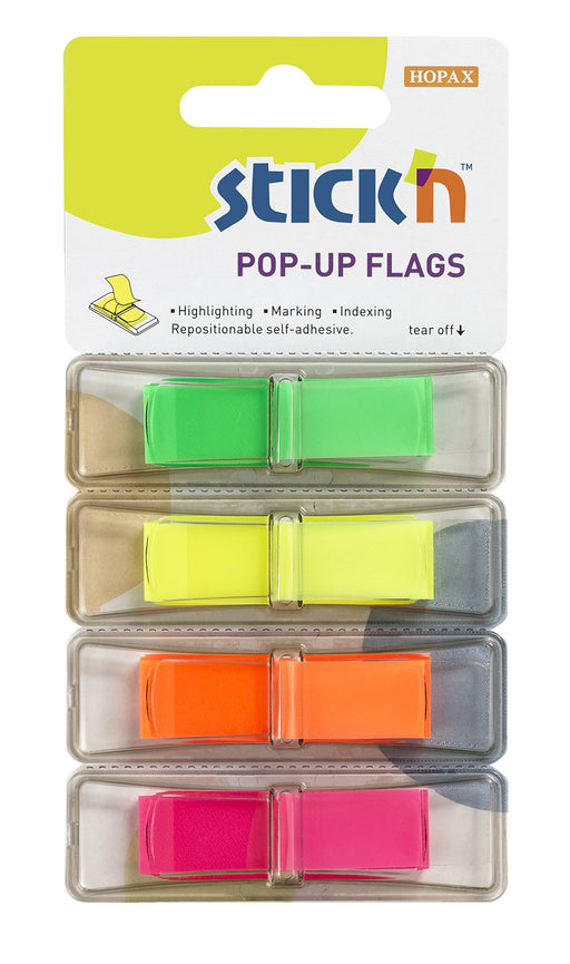 Best Value Stick N 26017 12mm Neon Pop Up Flag - Multicolour