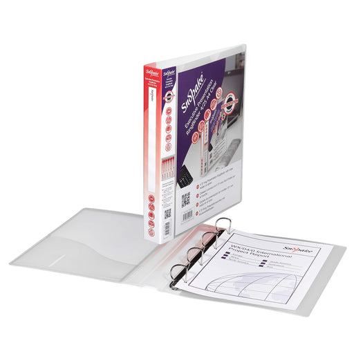 Best Value Snopake 13386S Presentation Ringbinder A4 4D/25mm Clear