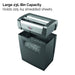 Best Value Rexel Momentum X410 Cross Cut Paper Shredder, Shreds 10 Sheets, 23 Litre Bin, Black, 2104571