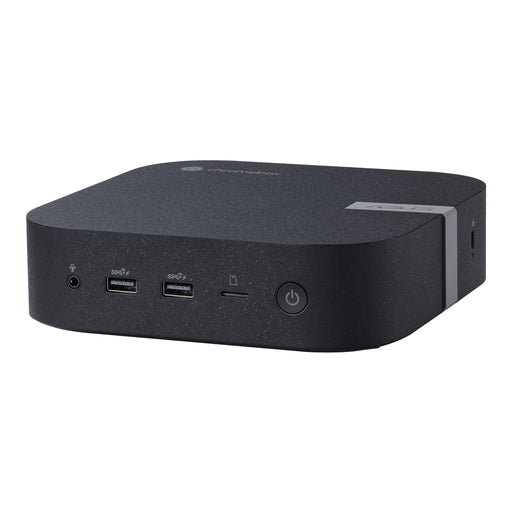 ASUS Chromebox 5 G3103UN - Mini PC - 1 x Core i7 1260P / 2.1 GHz - RAM 16 GB - SSD 256 GB - Iris Xe Graphics - GigE, 2.5 GigE, Bluetooth 5.2, 802.11ax (Wi-Fi 6E) - WLAN: Bluetooth 5.2, 802.11a/b/g/n/ac/ax (Wi-Fi 6E) - Chrome OS - monitor: none - eco black