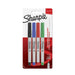 Best Value Sharpie Permanent Markers, Ultra-Fine Tip, Assorted Standard Colours, Pack of 4