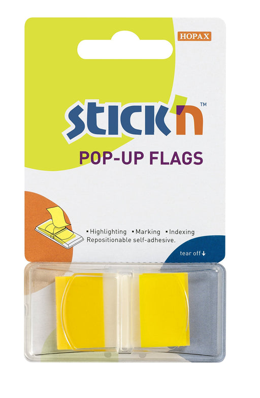 Best Value Stick N 26022 25mm Pop Up Flag - Yellow