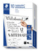 Best Value Staedtler Lumocolor Whiteboard Marker 351 B-9 with Chisel Tip - Black, Pack of 10