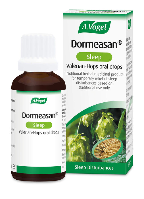 A.Vogel Dormeasan Sleep Valerian-Hops Oral Drops, Extracts of Fresh Valerian Root, Sleeping Aid (50ml)