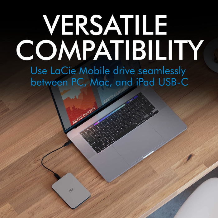 LaCie 5TB USB-C Mobile External Hard Disk Drive