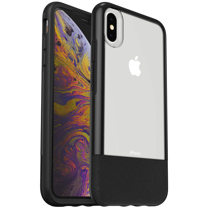 OtterBox - Back cover for mobile phone - black, clear - for Apple iPhone XR