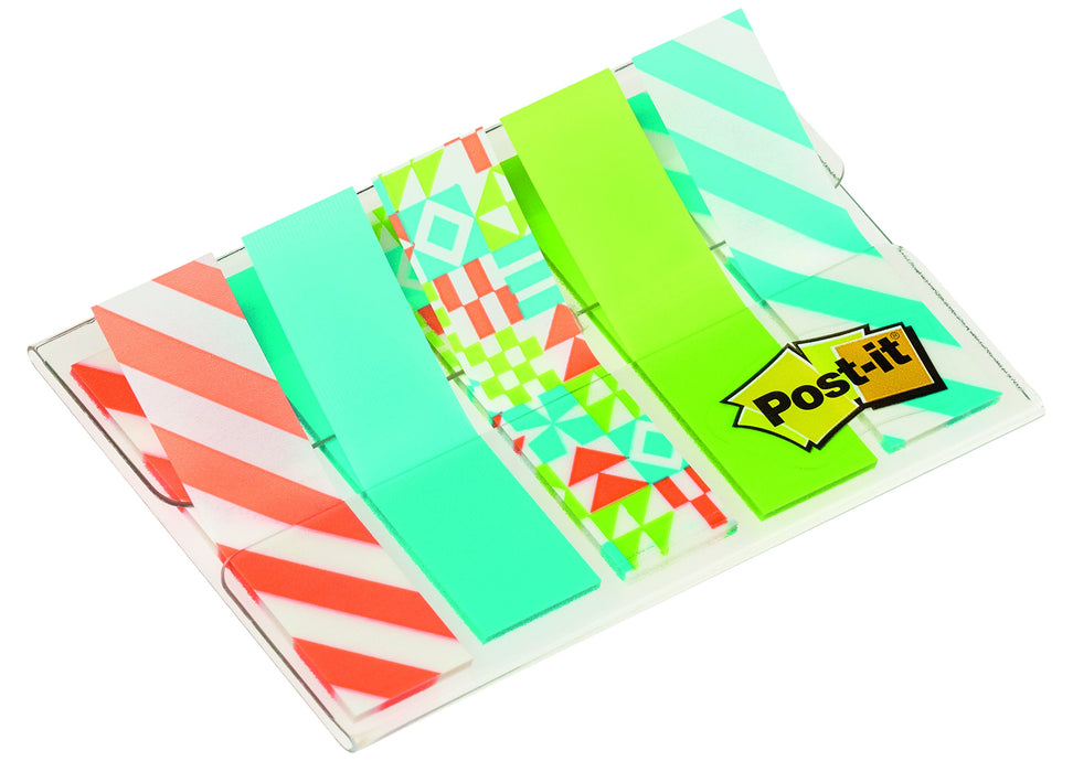 Best Value Post-it 11.9 x 43.2 mm "Geos Pattern Collection" Patterned Flag