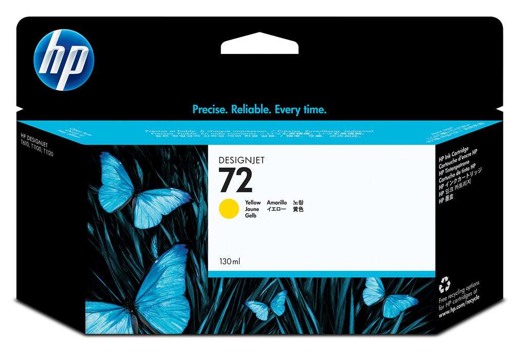 Best Value HP Original 72 Yellow Ink Cartridge (130 ml)