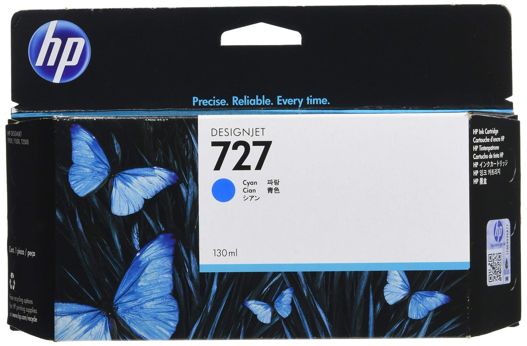 Best Value HP 727 130ml Ink Cartridge - B3P19A , Cyan