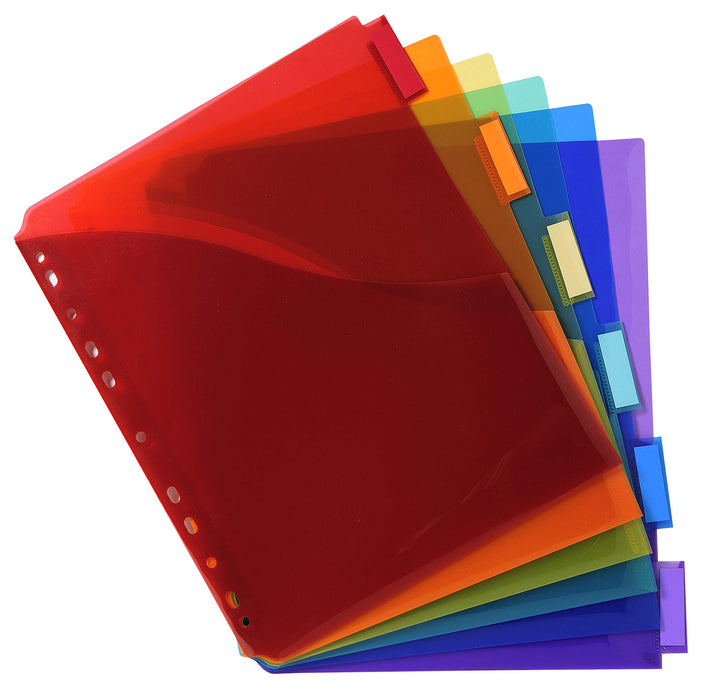 Best Value Exacompta PP Dividers, A4, Maxi, 6 Parts - Multi-coloured