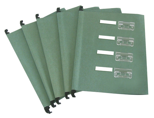 Best Value Cathedral Suspension files A4 20pk - Green