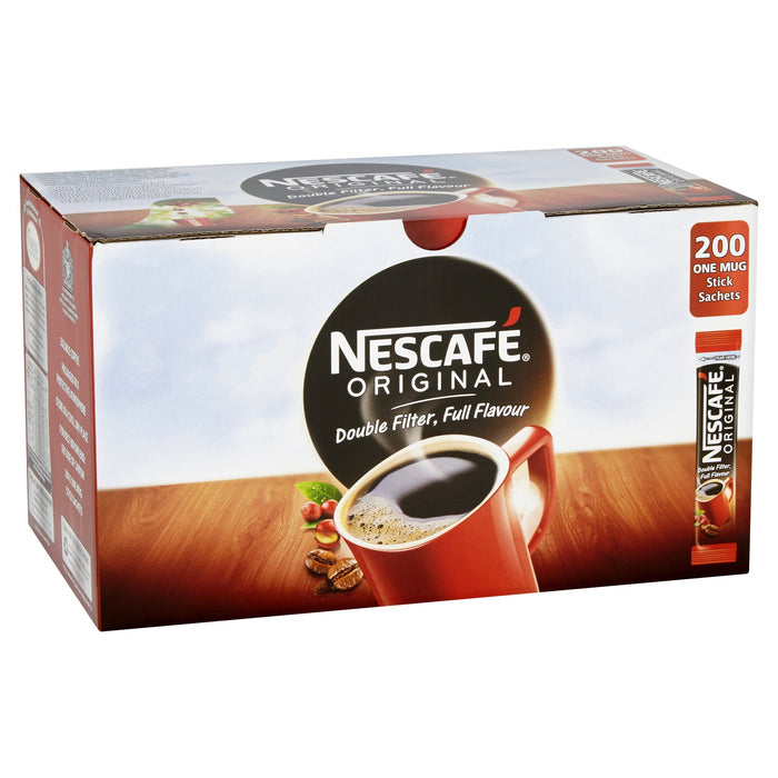 Best Value NESCAF Original Instant Coffee Stick Packs, Box of 200