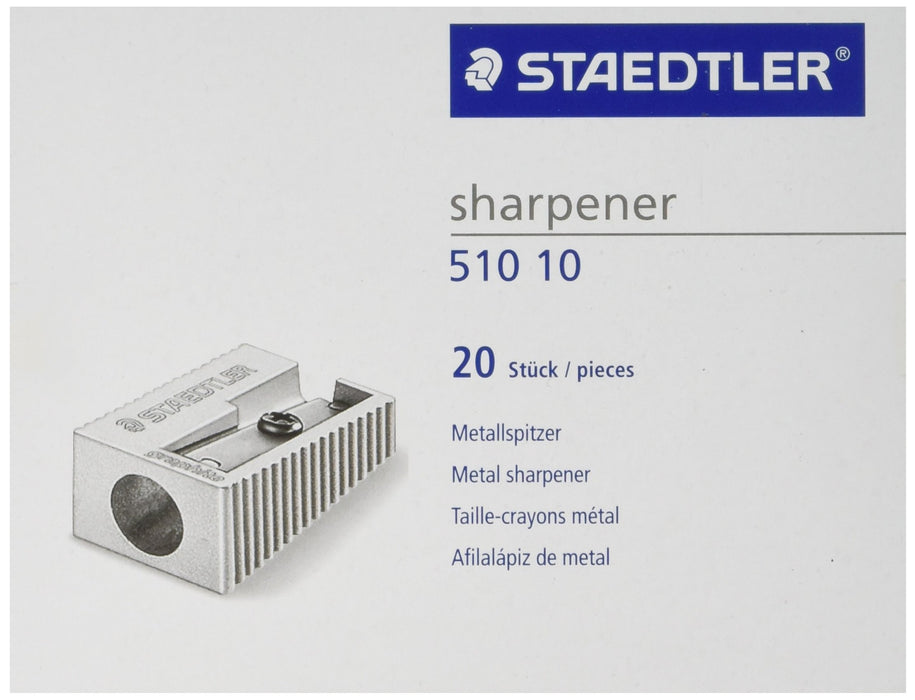 Best Value Staedtler 51010 Metal Single Hole Sharpener (Pack of 20)