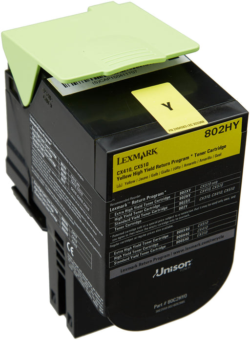 Best Value Lexmark 802HY High Capacity Toner - Yellow