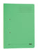 Best Value Elba Foolscap Strongline Spring Pocket Files, Green, 320 gsm, Pack of 25