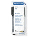 Best Value Staedtler Stick 430 M-9 Ballpoint Pen Medium - Black (Box of 10)