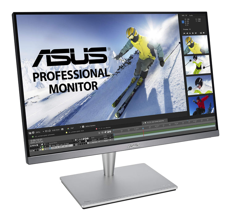 Best Value ASUS PA24AC 24 Inch (24.1 Inch) (16:10) Professional Monitor, 1920 x 1200, IPS, 100% sRGB, ?E< 2, DisplayHDR 400, DP over USB-C, DP, HDMI, USB 3.0