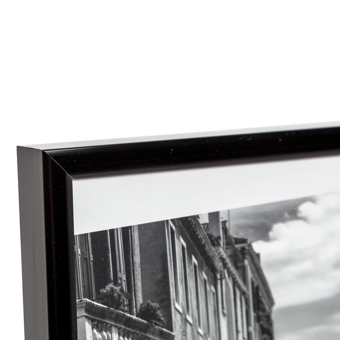 Photo Album Co Certificate/Photo Frame A4 Aluminium Frame Plastic Front Black