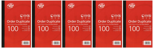 Best Value Pukka Pads Value 210x130mm Duplicate Order Book (Pack of 5)