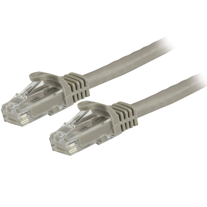 Best Value StarTech.com N6PATC10MGR Cat6 Patch Cable with Snagless RJ45 Connectors - 10m, Grey