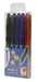 Best Value Pilot Frixion Erasable Rollerball 0.7 mm (Pack of 5) - 2 Black/2 Blue/1 Red