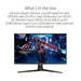 ASUS ROG Strix XG32AQ - LED monitor - gaming - 32" - 2560 x 1440 WQHD @ 144 Hz - Fast IPS - 450 cd/m² - 1000:1 - DisplayHDR 600 - 1 ms - 2xHDMI, DisplayPort - black