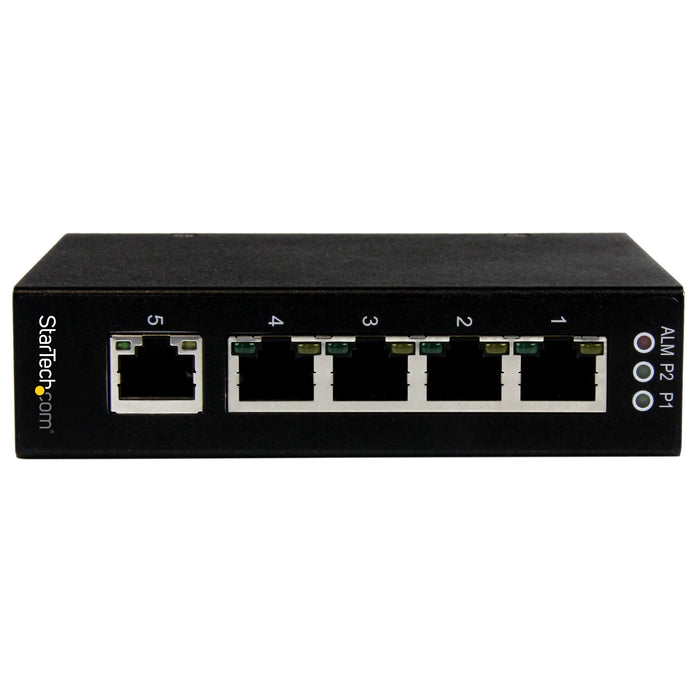 Best Value StarTech.com 5 Port Unmanaged Industrial Gigabit Ethernet Switch - DIN Rail / Wall-Mountable Network Switch - Rugged IP30 Gigabit Switch (IES51000)