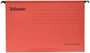 Best Value Esselte 90336 Classic Reinforced Suspension File, Foolscap, Pack of 25, Tabs Included, Red, 360 x 240 mm