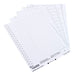 Best Value Rexel 78050 Crystalfile Printable Tab Inserts, Paper, Pack of 50, White