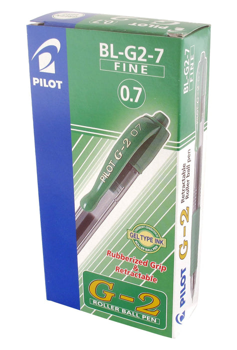 Best Value Pilot G207 Retractable Gel Rollerball 0.7 mm Tip (Box of 12) - Green