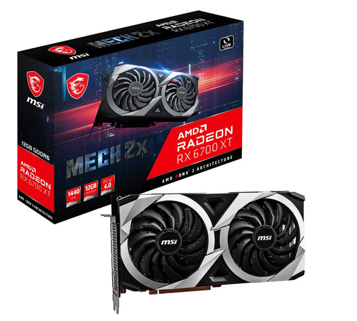 MSI AMD Radeon RX 6700 XT MECH 2X 12GB GDDR6 Graphics Card